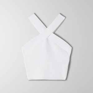 Babaton Sculpt Knit Criss Cross Halter Tank